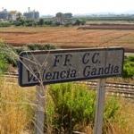 La calzada abandonada de la autopista del Mediterrneo en Silla (Valencia)